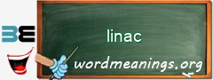 WordMeaning blackboard for linac